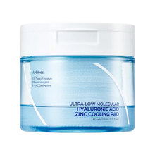 Load image into Gallery viewer, Isntree Ultra-low Molecular Hyaluronic Acid Zinc Cooling Pad 60EA