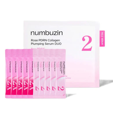 Numbuzin No.2 Rose PDRN Collagen Plumping Serum Duo 1.2ml*10EA