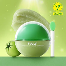 Load image into Gallery viewer, FULLY Green Tomato Smoothie Lip Scrub 12g