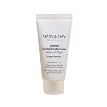 Load image into Gallery viewer, Mary&amp;May Lemon Niacinamide Glow Wash Off Pack 30g