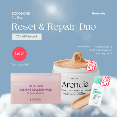 Korean Skincare Reset & Calm Set