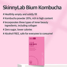 Load image into Gallery viewer, Skinnylab Kombucha Raspberry Flavor 14EA