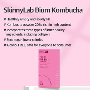 Skinnylab Kombucha Raspberry Flavor 14EA