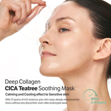 Load image into Gallery viewer, SUNGBOON EDITOR Deep Collagen Cica Teatree Soothing Mask 4EA