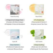 Load image into Gallery viewer, SUNGBOON EDITOR Deep Collagen Cica Teatree Soothing Mask 4EA