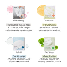 Load image into Gallery viewer, SUNGBOON EDITOR Deep Collagen Power Boosting Mask 4EA