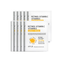 Load image into Gallery viewer, APLB Retinol Vitamin C Vitamin E Sheet Mask 10EA