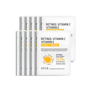 APLB Retinol Vitamin C Vitamin E Sheet Mask 10EA