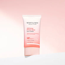 Load image into Gallery viewer, Mary&amp;May Vegan Primer Glow Sun Cream SPF50+ PA++++ 50ml