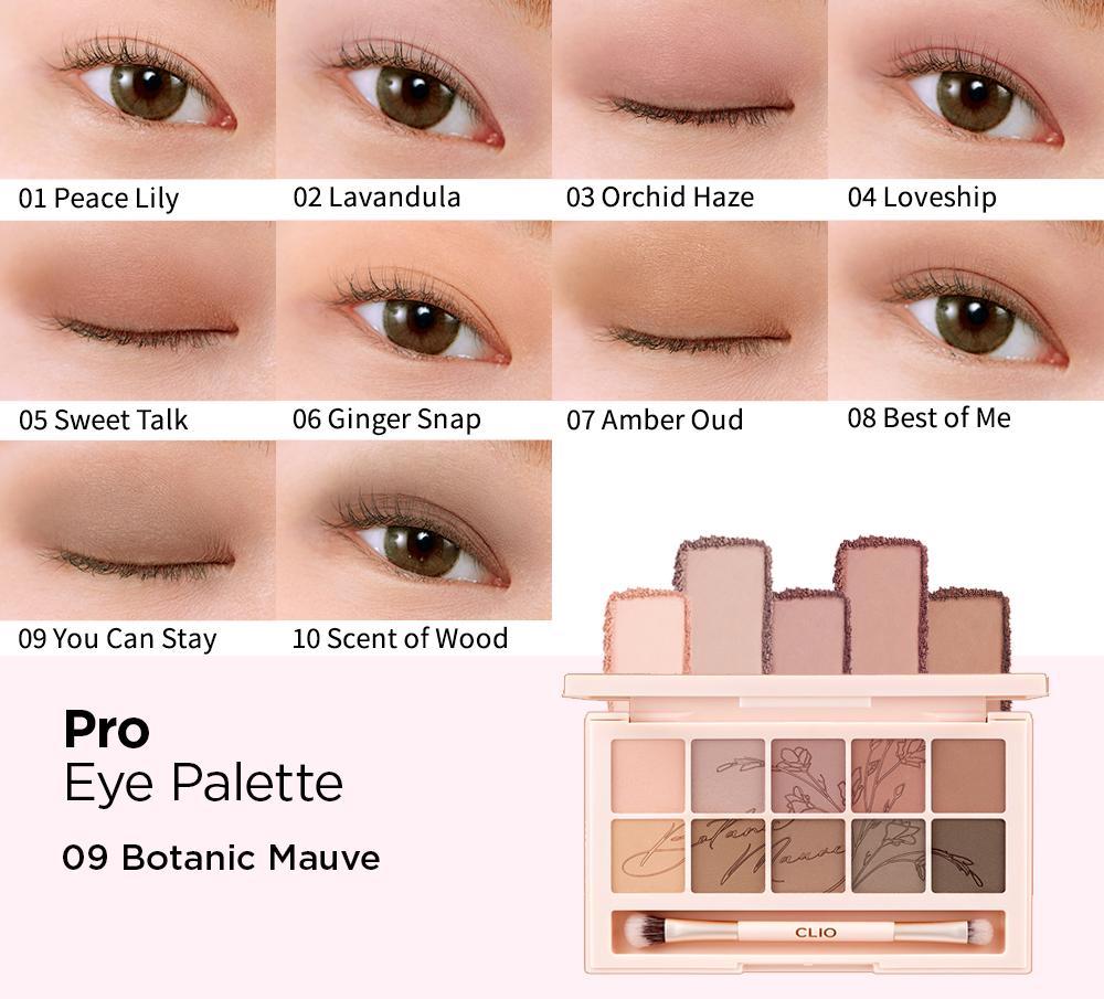 CLIO Pro Eye Palette #Botanic Mauve - Exp 28.01.2024