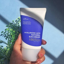 Load image into Gallery viewer, Isntree Hyaluronic Acid Natural Sun Cream SPF 50+ PA++++ 50ml