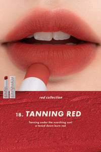 rom&nd ZERO MATTE LIPSTICK #18 Tanning Red
