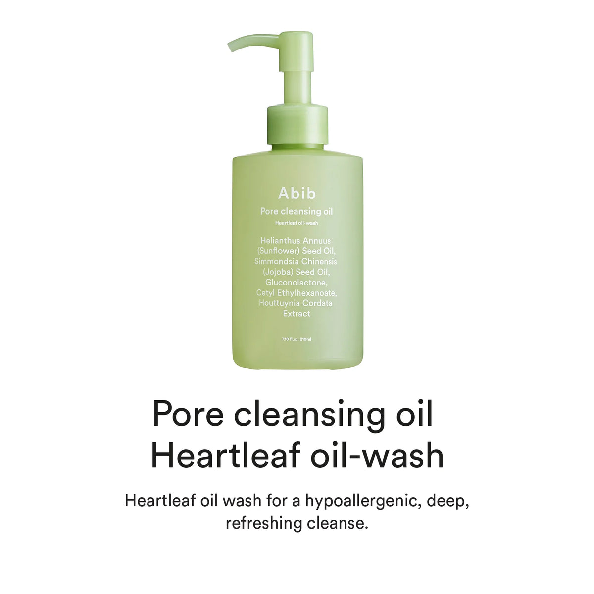 Abib Pore cleansing oil Heartleaf oilwash 210ml SoKoSkins