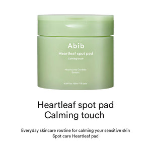 Abib Heartleaf spot pad Calming touch 75EA