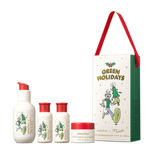 Innisfree Green Tea Seed Serum Set [Green Holidays Edition]