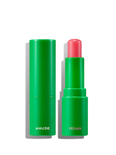 AMUSE Vegan Green Lip Balm #02 ROSE