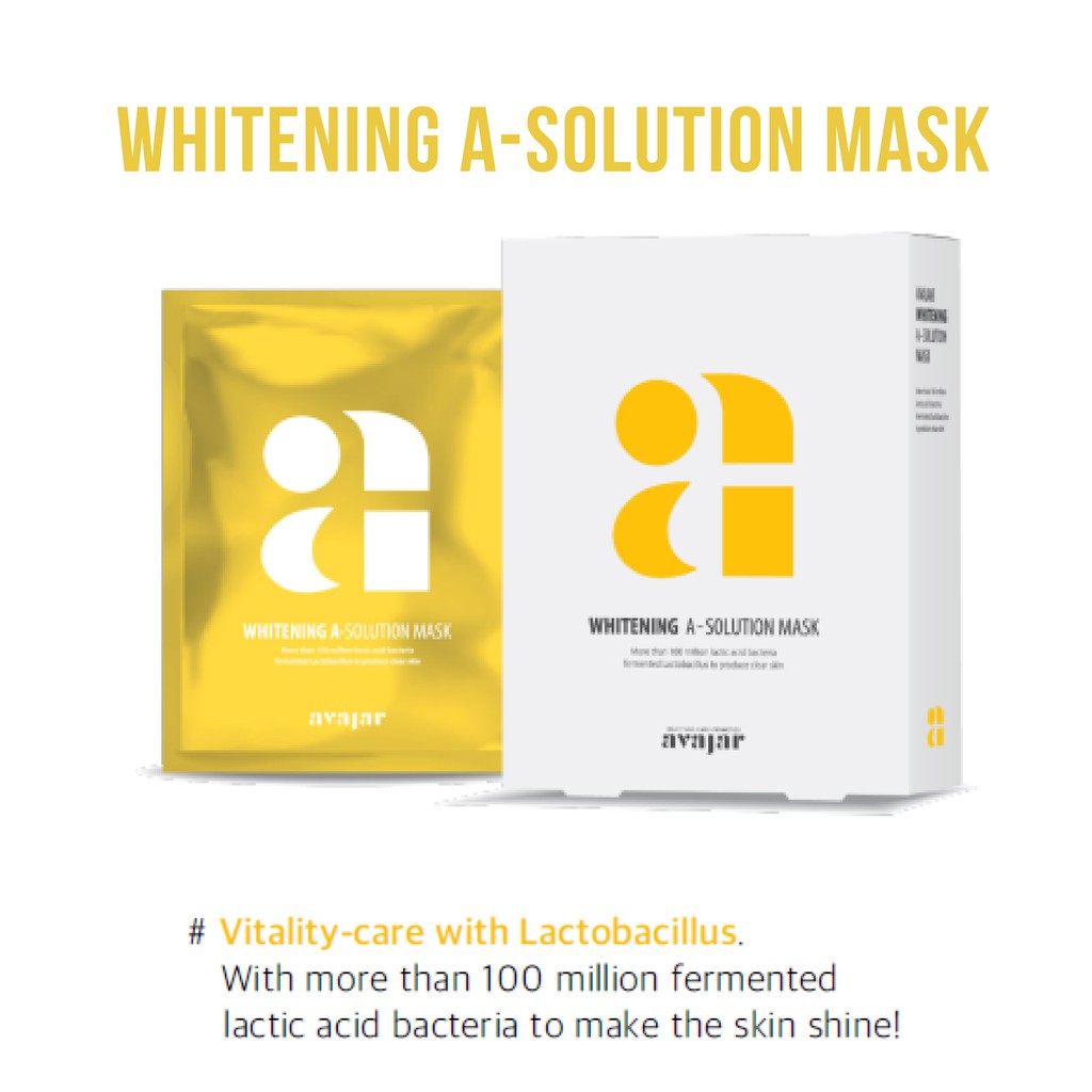 avajar - A-Solution Mask Whitening 10EA