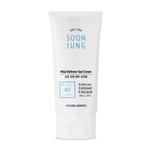 Load image into Gallery viewer, Etude House Soonjung Mild Defence Sun Cream SPF49 PA++ 50ml