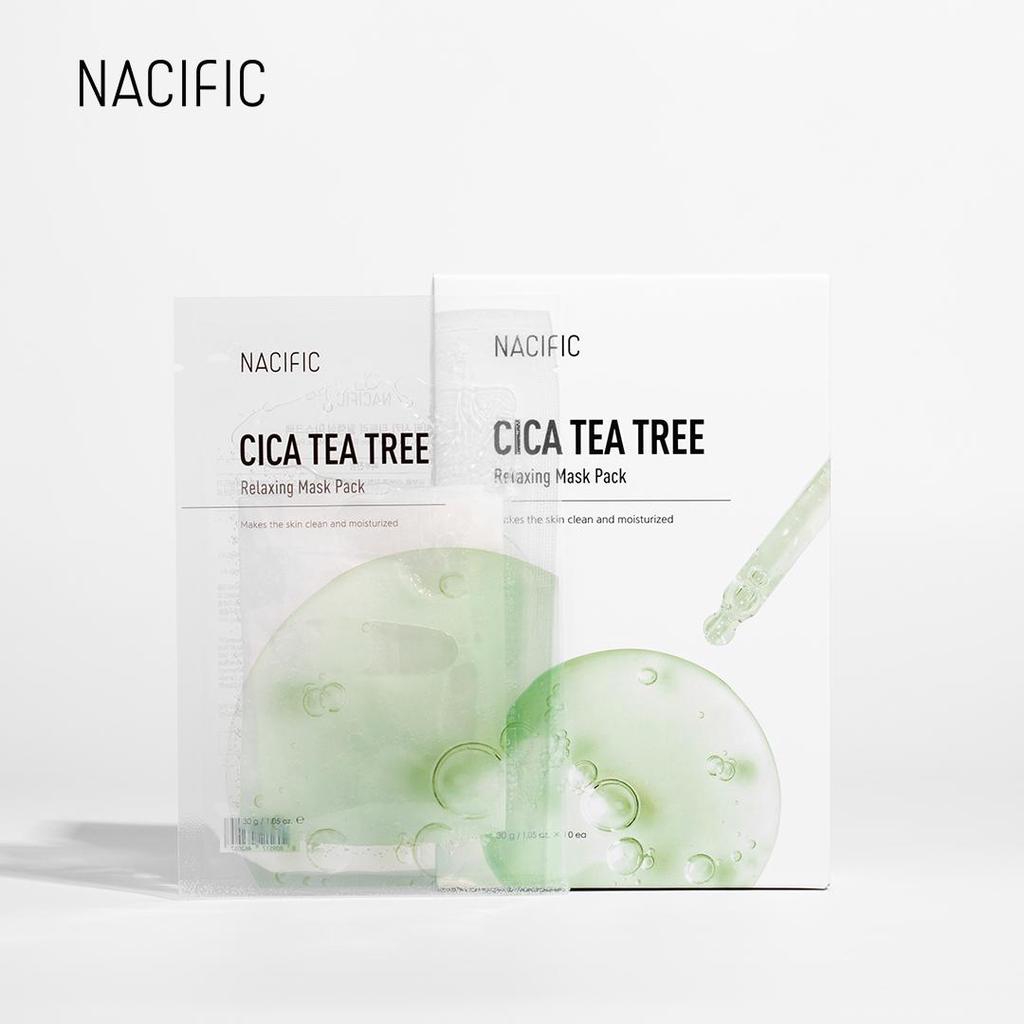 NACIFIC Cica Teatree Relaxing Mask Pack 10EA