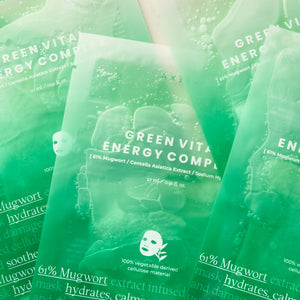 AXIS-Y Mugwort Green Vital Energy Complex Sheet Mask 5EA