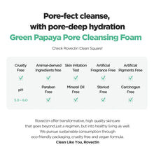 Load image into Gallery viewer, Rovectin Green Papaya Pore Cleansing Foam 150ml