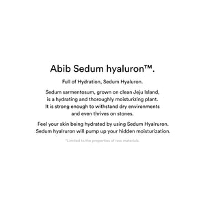 Abib Sedum hyaluron sunscreen Protection tube SPF50+ PA++++ 50ml