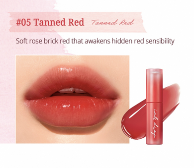 Peripera Ink Mood Drop Tint #05 Tanned Red