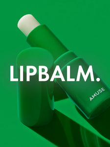 AMUSE Vegan Green Lip Balm #01 CLEAR