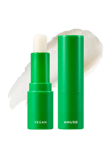 AMUSE Vegan Green Lip Balm #01 CLEAR