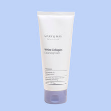Load image into Gallery viewer, Tube of Mary&amp;May White Collagen Cleansing Foam against a white background.