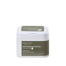 Load image into Gallery viewer, Mary&amp;May CICA Houttuynia Tea Tree Calming Mask (30ea)