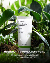 Load image into Gallery viewer, Jumiso Super Soothing Cica &amp; Aloe Sunscreen 50ml SPF50+ PA++++