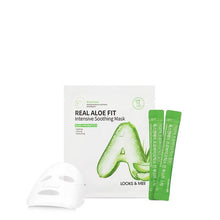 Load image into Gallery viewer, LOOKS&amp;MEII Real Aloe Fit Intensive Soothing Mask 10EA - [ Without Stick ]