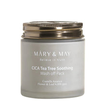 Load image into Gallery viewer, Mary&amp;May CICA Tea Tree Soothing Wash Off Pack 125g