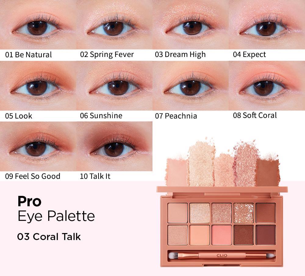 CLIO Pro Eye Palette #CORAL TALK