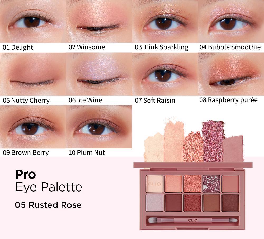 CLIO Pro Eye Palette #RUSTED ROSE