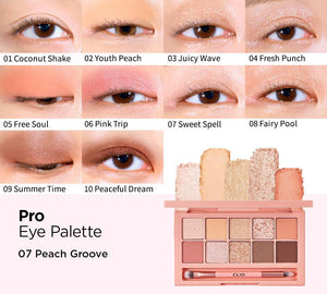 CLIO Pro Eye Palette #PEACH GROOVE