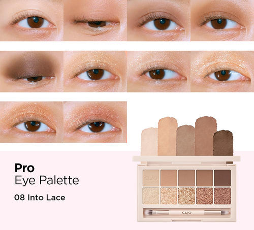 CLIO Pro Eye Palette #INTO LACE - Exp 28.01.2024