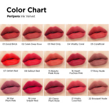 Load image into Gallery viewer, Peripera Ink The Velvet #32 Fuchsia Red