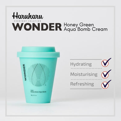 Haruharu WONDER Honey Green Aqua Bomb Cream 100g - [20211101]