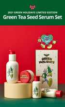 Load image into Gallery viewer, Innisfree Green Tea Seed Serum Set [Green Holidays Edition]