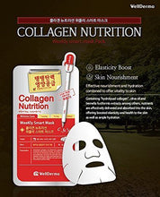 Load image into Gallery viewer, WellDerma Collagen Nutrition Weekly Smart Mask 10EA