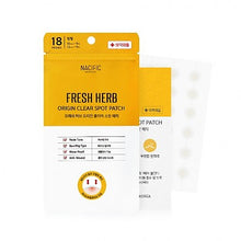Load image into Gallery viewer, Nacific Fresh Herb Orign Clear Spot Patch 18pcs (10mm*9/12mm*9)